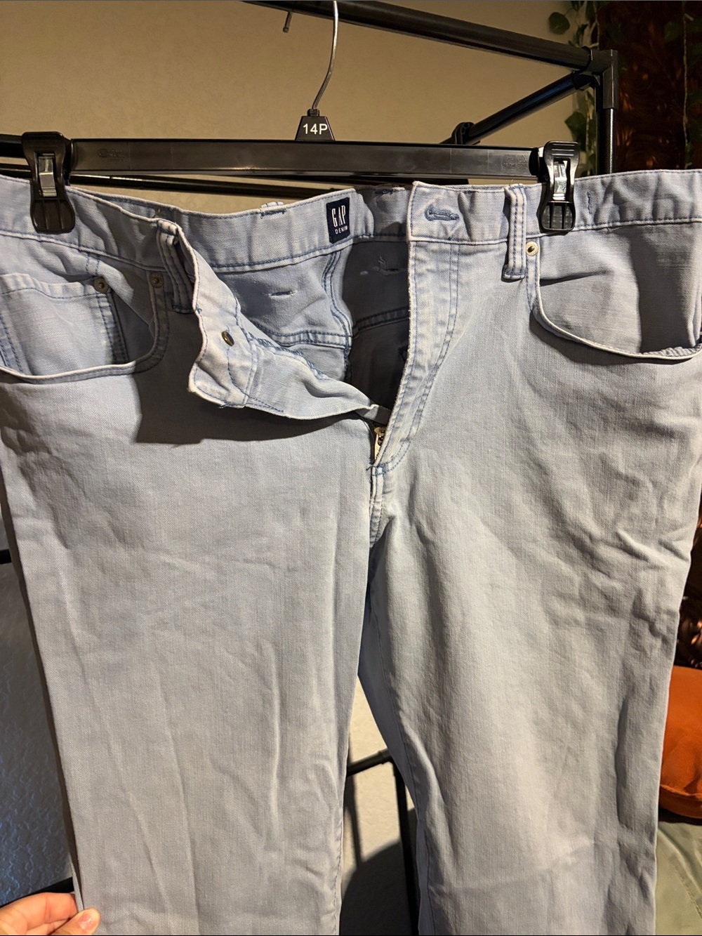 GAP Men Light Wash Slim Straight Jeans